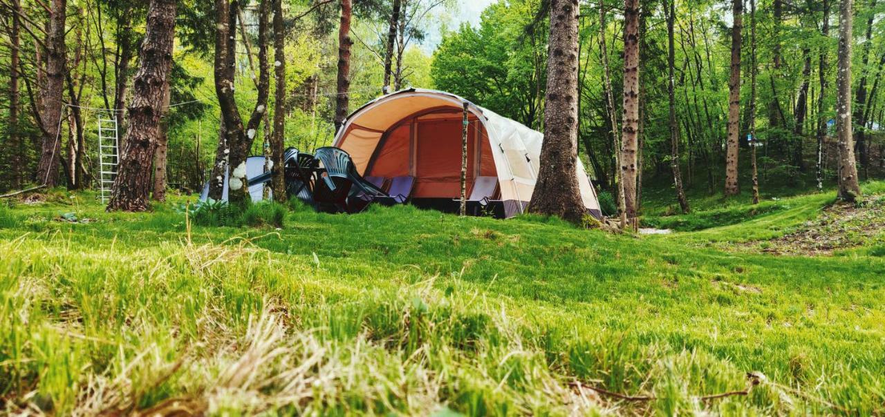 Hôtel Camping Vodenca à Bovec Extérieur photo